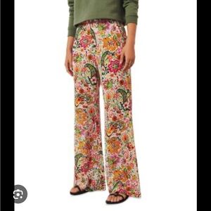 ba&sh Multicolor Floral Wide Leg Pants